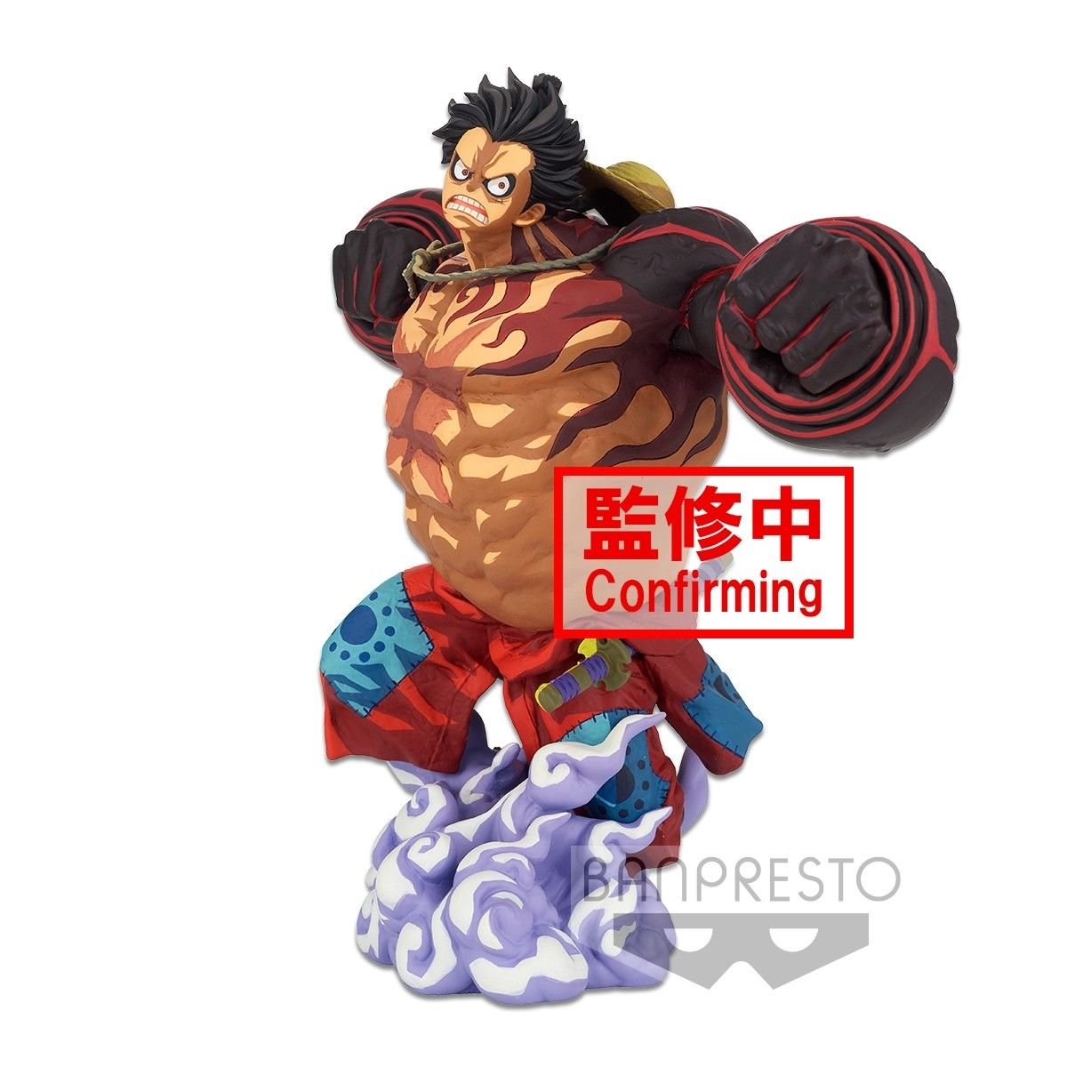 ONE PIECE WORLD COLO 3 SUPER STARS LUFFY GEAR4 FIG 2D VER (C