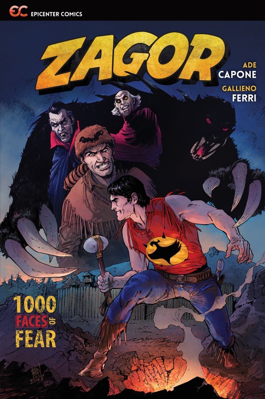 Zagor: 1000 Faces of Fear (Andreucci cover)