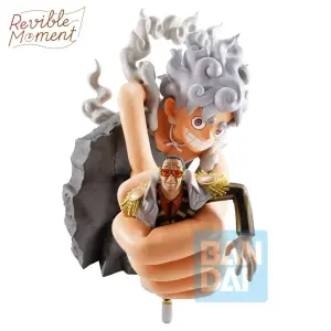 One Piece Revible Moment Ichibansho Monkey D. Luffy Gear 5 vs Borsalino 7.9-Inch Collectible Figure