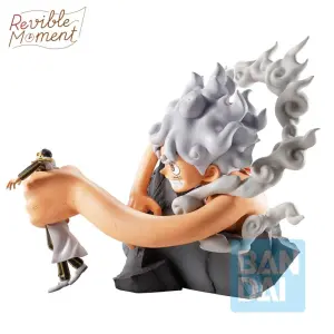 One Piece Revible Moment Ichibansho Monkey D. Luffy Gear 5 vs Borsalino 7.9-Inch Collectible Figure