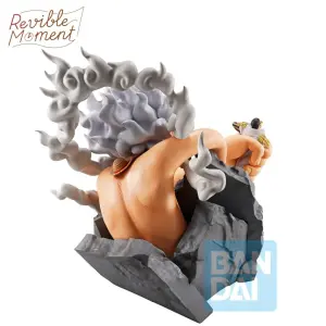 One Piece Revible Moment Ichibansho Monkey D. Luffy Gear 5 vs Borsalino 7.9-Inch Collectible Figure