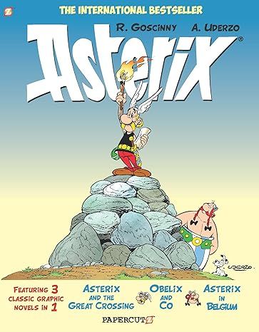 Asterix Omnibus #8: Collecting Asterix and the Great Crossing, Obelix and Co, Asterix in Belgium