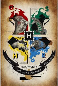 Harry Potter 4 Houses 300 pieces Puzzle