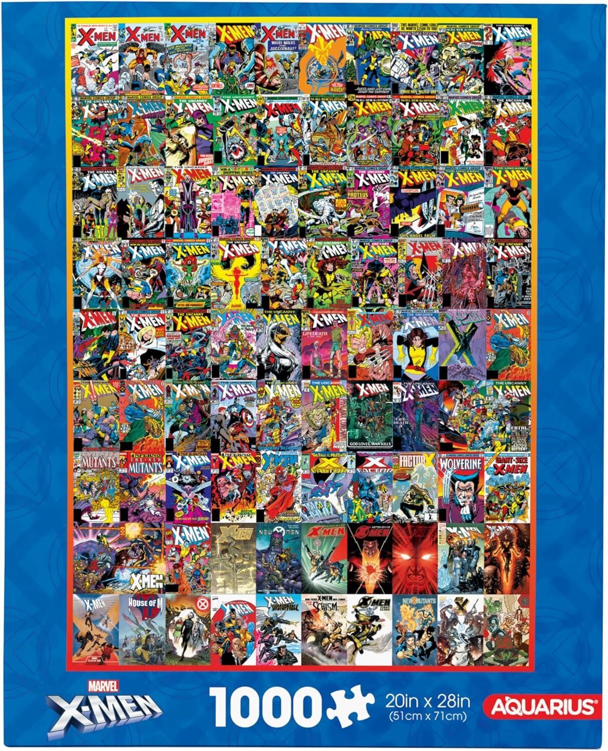Marvel X-Men Covers 1000 Pieces Puzzle