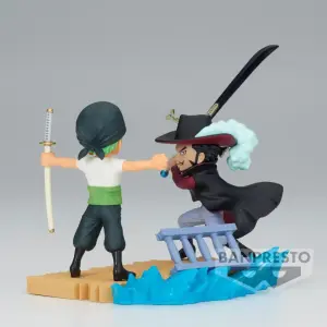 ONE PIECE - WORLD COLLECTABLE FIGURE LOG STORIES - RORONOA ZORO VS DRACULE.MIHAWK