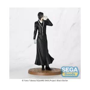 BLACK BUTLER - LUMINASTA FIGURE - SEBASTIAN MICHAELIS - BOARRDING SCHOLL EDITION