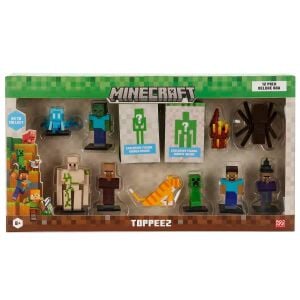 Minecraft 3D Figür Toppeez 12'li Delüks Set