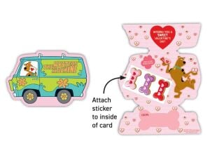 Scooby-Doo: Scooby Snacks Scratch & Sniff Sticker Valentines: School Valentines