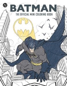 Batman Mini Coloring Set: Contains 64pp coloring book and 12 premium colored pencils