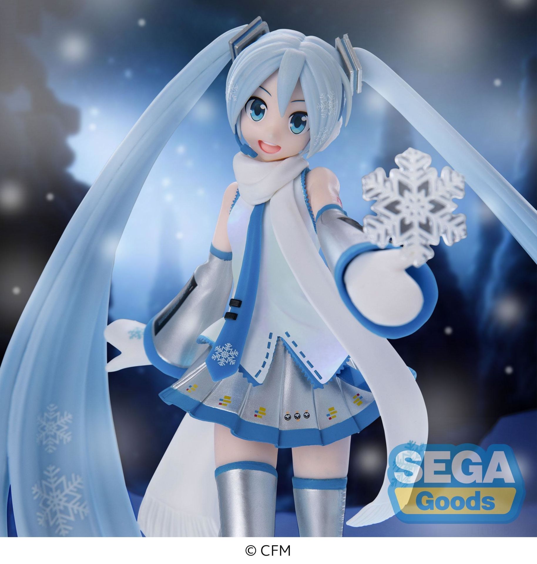 HATSUNE MIKU SERIES LUMINASTA SNOW MIKU SKY TOWN FIG