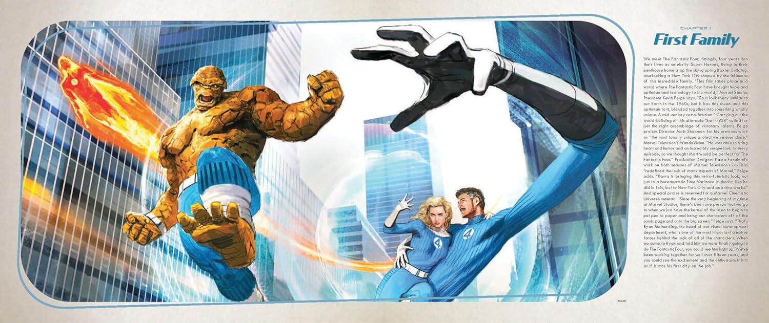 Marvel Studios' The Fantastic Four: First Steps - The Art Of The Movie ...