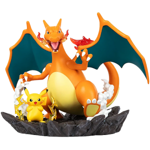 POKEMON PRIME FIGURE PIKACHU & CHARIZARD / DRACAUFEU