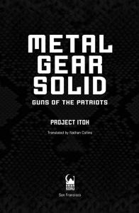 Metal Gear Solid: Guns of the Patriot