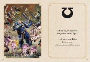 Warhammer 40,000: Words of War: The Miniature Book of Space Marines Quotes