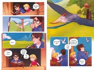 Sihirli Ağaç Evi Dinozorlar Vadisinde - Çizgi Roman 1