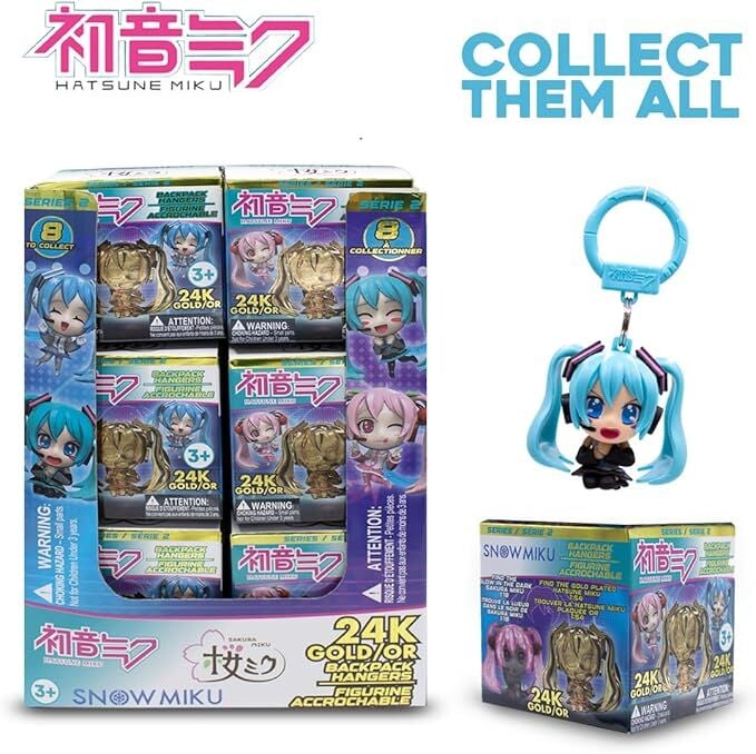 Hatsune Miku Backpack Hanger Keychain – Blind Box Series 2