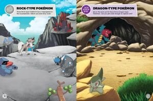 POKÉMON ULTIMATE TYPES STICKER SCENE: Full-Colour Illustrated Sticker Scene Activity Book