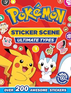 POKÉMON ULTIMATE TYPES STICKER SCENE: Full-Colour Illustrated Sticker Scene Activity Book