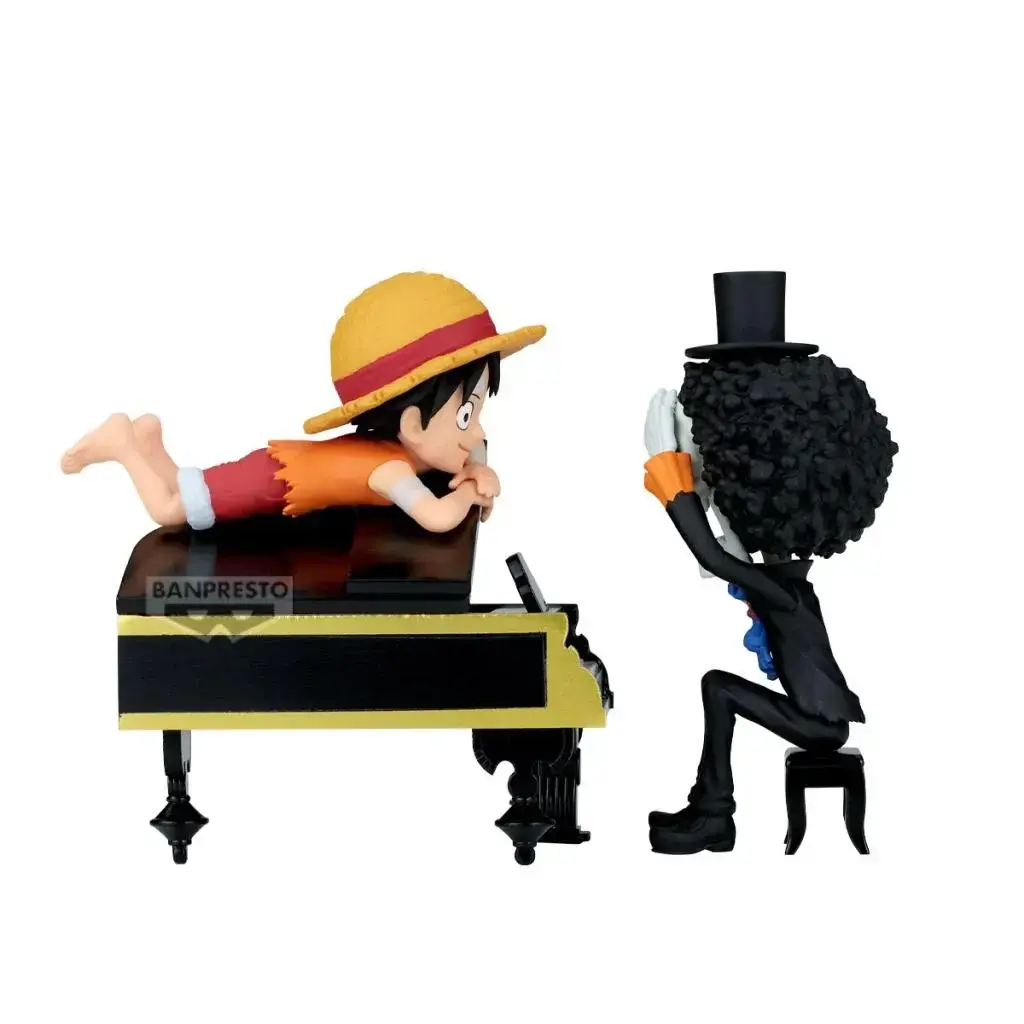 One Piece - Monkey D. Luffy & Brook - World Collectable Figure -