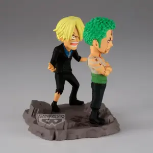 One Piece - Roronoa Zoro & Sanji - World Collectable Figure