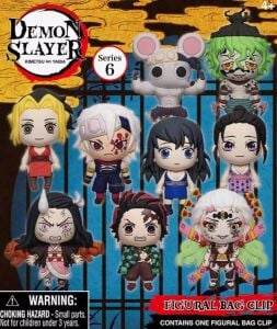Demon Slayer Kimetsu No Yaiba 3D Foam Figural Bag Clip