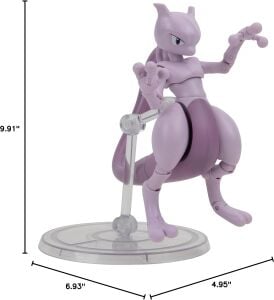 Pokémon Select Mewtwo - Super-Articulated Figure with Over 15 Points of Articulation
