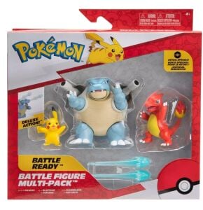 Pokemon - Battle Figure Multi-Pack - Pikachu - Blastoise - Charmeleon - Pokemon Action Figure