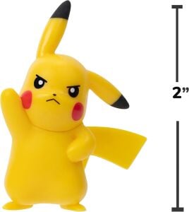 Pokemon Battle Figure 8 Pack - Six 2-Inch and Two 3-Inch Battle Figures Including Pikachu