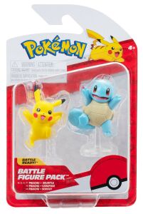 Pokémon - Battle Figure Pack (Pikachu & Squirtle)