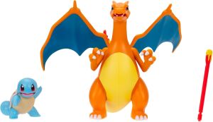 Pokémon Fire and Water Battle Pack - Charizard & Squirtle Action Figures