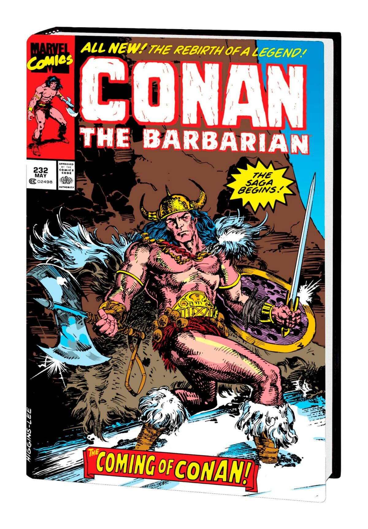 CONAN THE BARBARIAN ORIG MARVEL YRS OMNIBUS HC 09 HIGGIN