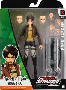 Total Anime Attack on Titan: 6.5 Inch Scale Action Figure: Eren Jaeger