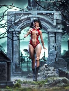 Frazetta Girls Vampirella 1:12 Scale Action Figure