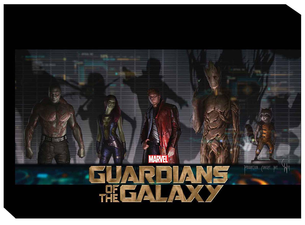 MARVELS GUARDIANS GALAXY ART OF MOVIE SLIPCASE HC 01