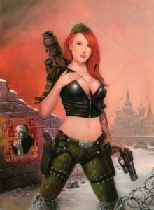 Steampunk Dolls and Femmes Fatales, Pin up Art By Lorenzo Sperlonga