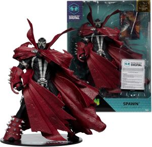 McFarlane Toys - Spawn (Comic Cover #95) 1:7 Scale Posed Figure with Digital Collectible, 30th Anniversary