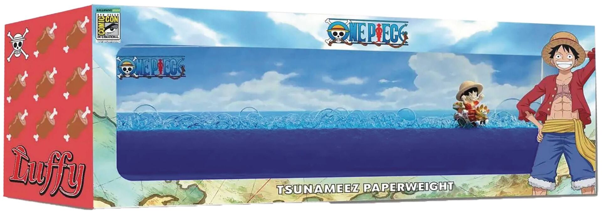 One Piece Jumbo Tsunameez Luffy Paperweight