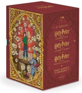 Harry Potter Books 1-3 Boxed Set (Minalima Edition) (Interactive Illustrated Edition)
