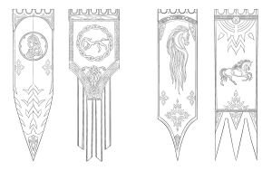 The Lord of the Rings: The War of the Rohirrim Official Colouring Book