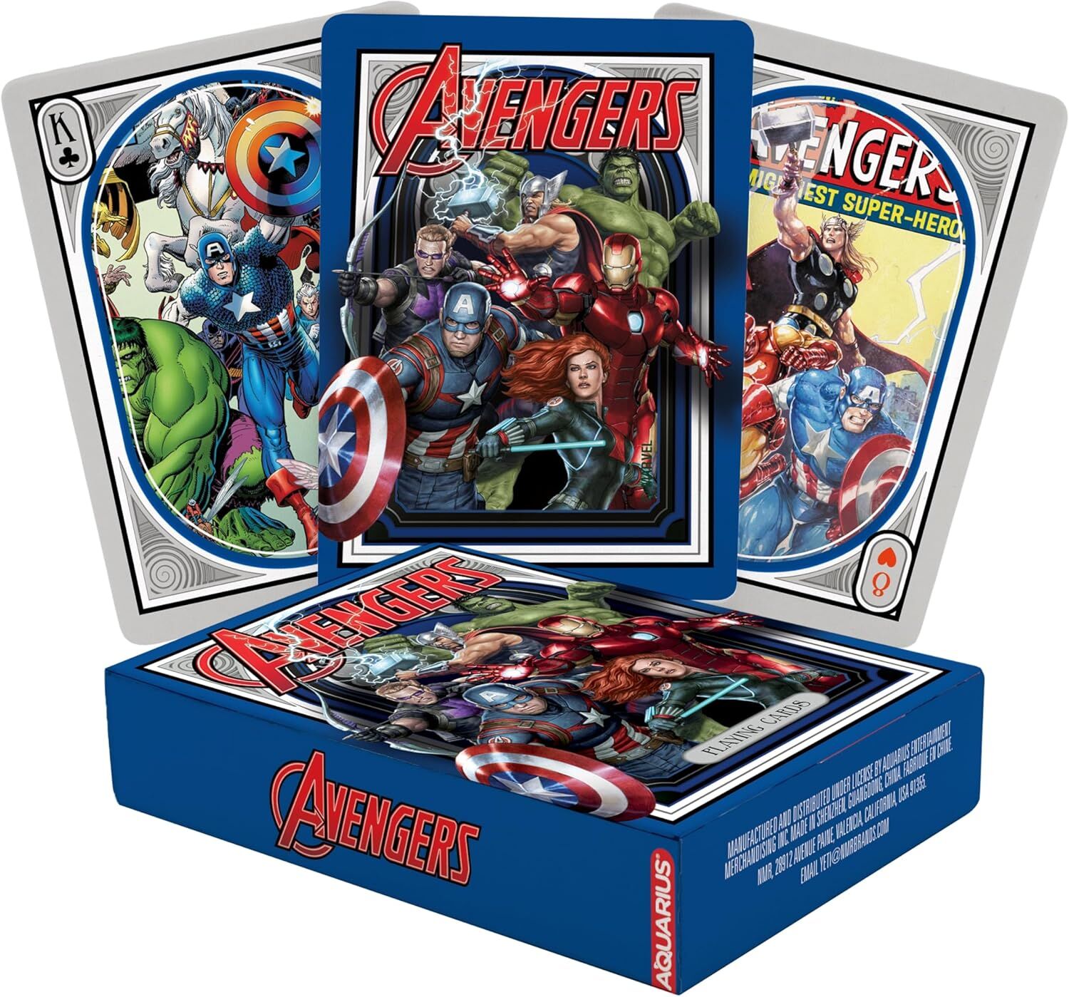 Marvel Avengers Nouveau Playing Cards