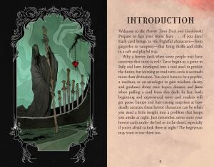 Horror Tarot Deck and Guidebook