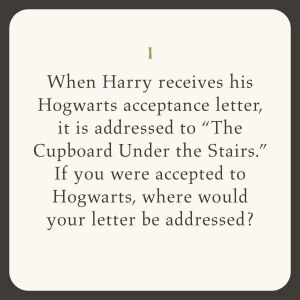 Harry Potter Conversation Cards & Booklet: 125 Magical Musings
