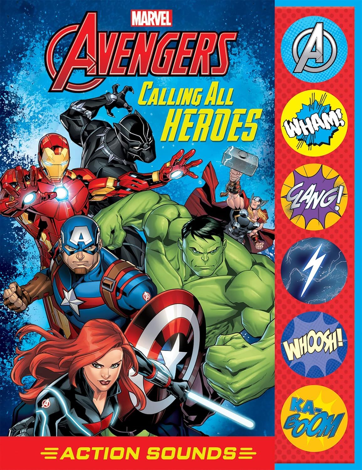 Marvel Avengers: Calling All Heroes Action Sounds Sound Book [With Battery]